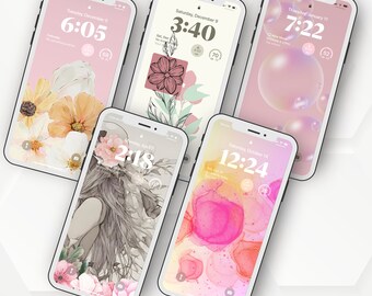 All Things Pink iPhone Wallpaper Variety Pack: Pink Petals & Spring Serenity