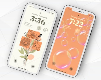 Contemporary iPhone Wallpapers: Spring Blossoms & Bubbly Delights