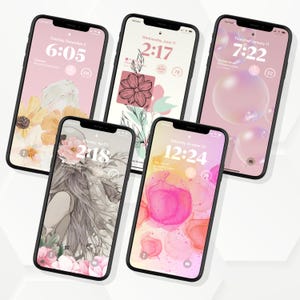 All Things Pink iPhone Wallpaper Variety Pack: Pink Petals & Spring Serenity