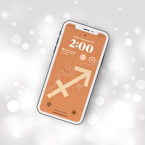 Sagittarius Zodiac Sign iPhone Wallpaper | One Astrology Phone Background | 9th Zodiac Sign Constellation