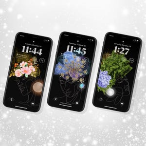 Goddess Art iPhone Wallpaper: Sun, Moon, and Stars Phone Backgrounds