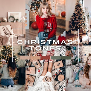 Warm Christmas presets for Lightroom mobile & desktop, Cozy Christmas presets, Christmas filters, Xmas presets, winter presets