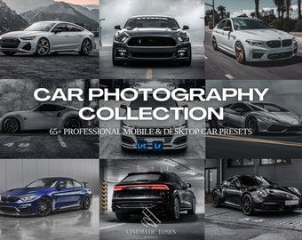 65+ Lightroom presets car bundle for mobile & desktop, car presets, automotive presets, car photo filters, auto presets, auto filters