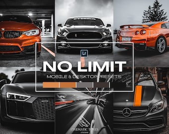 15 Lightroom car presets for mobile & desktop, black presets car, automotive preset, vehicle preset, car photo filters, auto filters