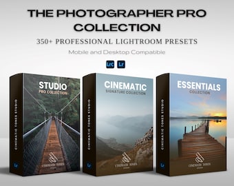 350+ Presets bundle for Lightroom mobile & desktop, presets bundle, cinematic presets, insta blogger preset, film preset, photo filters