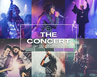 Lightroom presets concert, concert presets, live music presets, nightlife presets, concert photo filters, film presets, concert photography