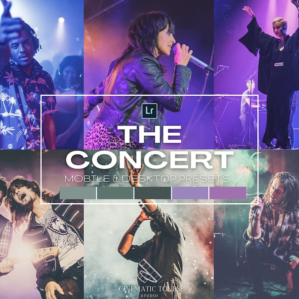 Lightroom presets concert, concert presets, live music presets, nightlife presets, concert photo filters, film presets, concert photography