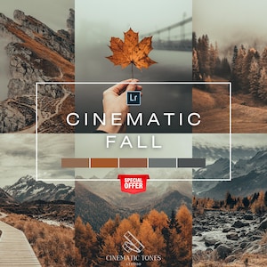 Cinematic Fall Lightroom presets, fall presets, autumn presets, cinematic presets, outdoor presets, landscape presets, fall photo filters