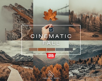 Cinematic Fall Lightroom presets, fall presets, autumn presets, cinematic presets, outdoor presets, landscape presets, fall photo filters