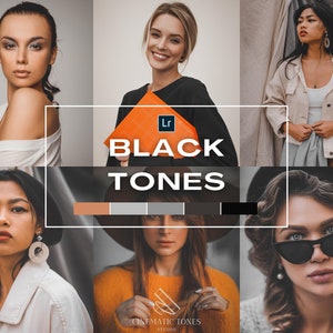 Minimal moody dark presets for Lightroom, dark presets, black filters, aesthetic black presets, black filters, minimal dark, moody presets