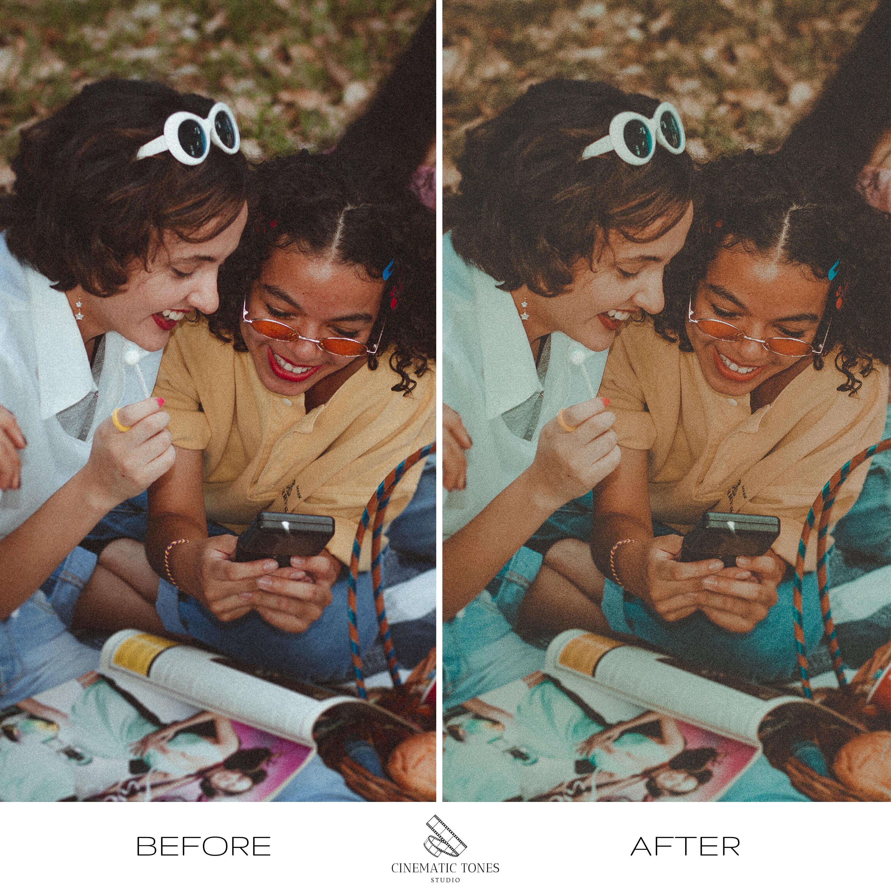 50+ Retro Presets Bundle for Lightroom Mobile & Desktop, Retro Filters ...