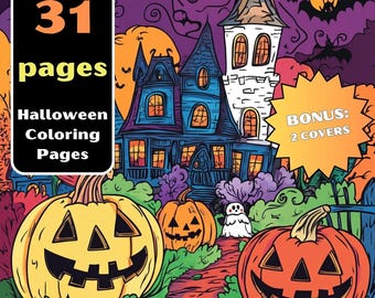 31 Halloween Coloring Pages