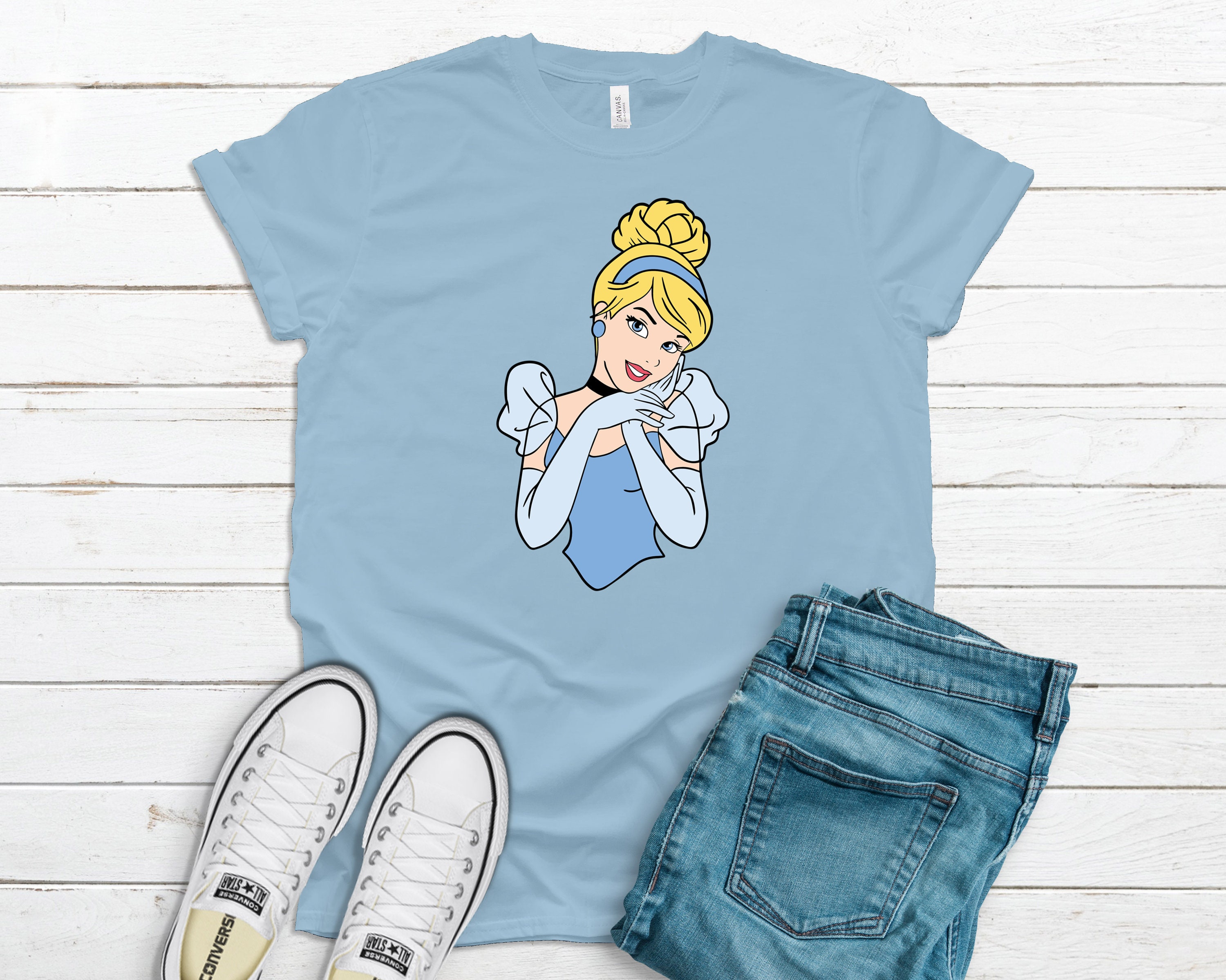 Discover Camiseta Princesa Disney Cenicienta Hermosa Linda Vintage para Hombre Mujer