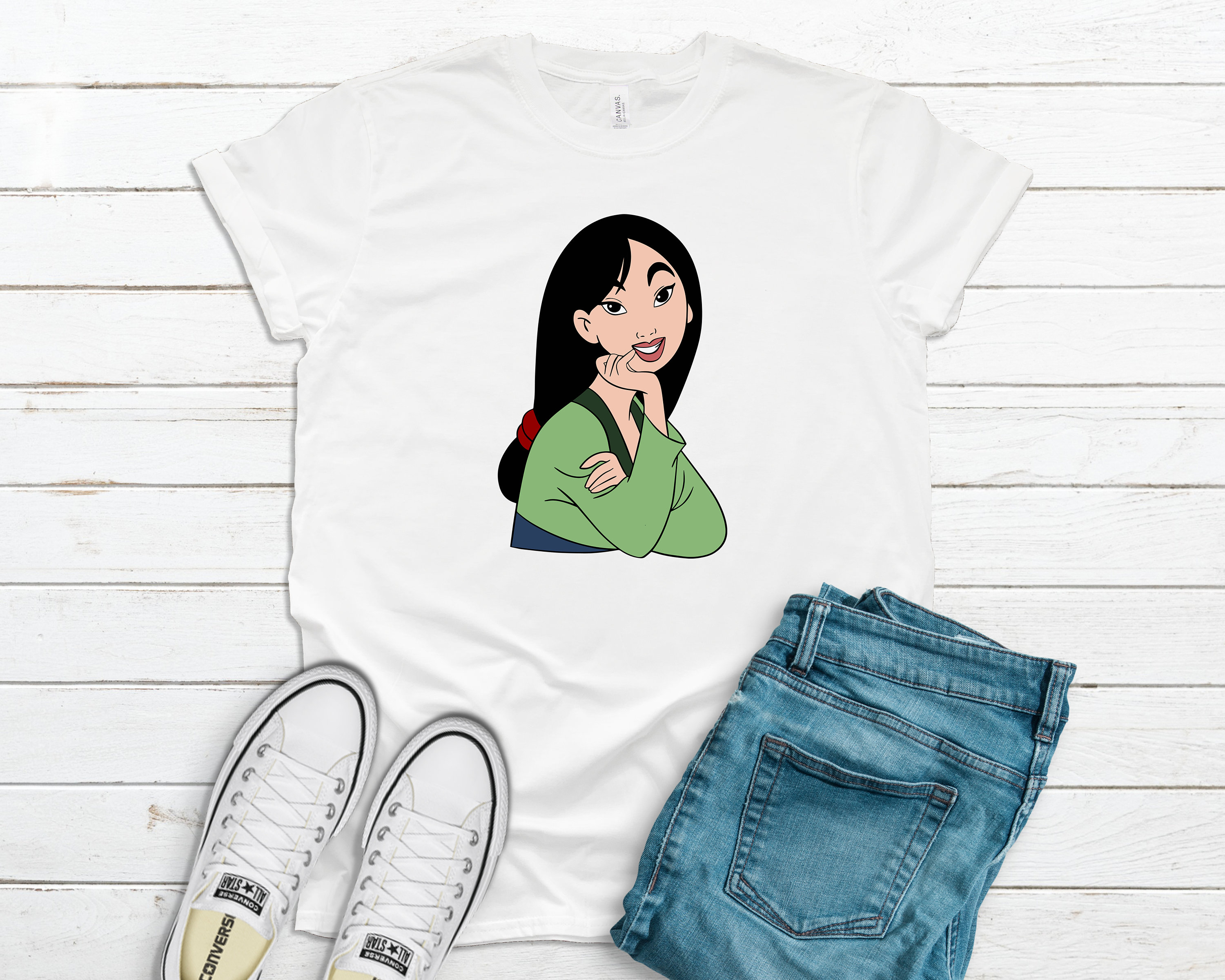 Discover Camiseta Mulan Princesa de Disney Vintage para Hombre Mujer