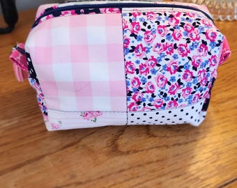 Pink Patchwork Box Bag