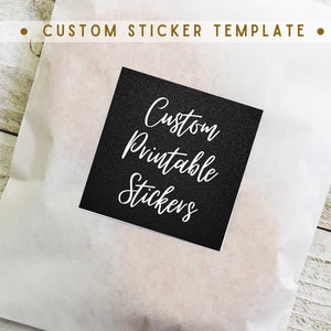 Custom Printable, Stickers, Gift Tags, Food Labels, Party Décor, Labels, Personalized Stickers, Tags, Paper, DIY, Custom Labels, Favor, (2&quot;)