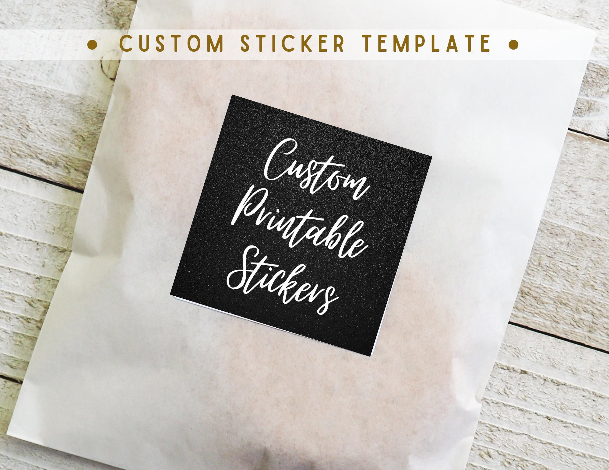 Custom printable stickers gift tags food labels party d cor labels