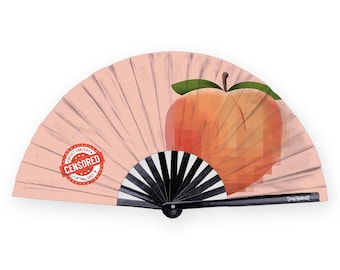 Peach Emoji Fan