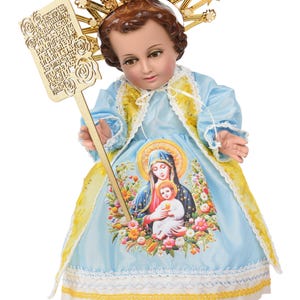 Nino Dios Outfit Nino de la Candelaria Trajecito Nino Dios Nino de la Candelaria Niño Jesús hecho a mano niño Jesús Traje 2024