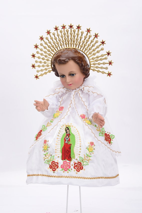 Nino Dios Guadalupano Outfit: Baby Jesus Clothes with Accessories