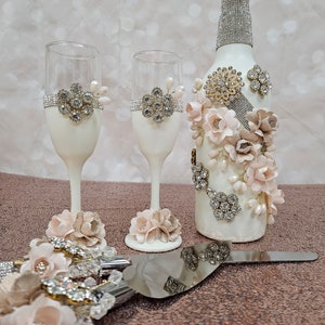 Copas Quinceañera O Sweet 16 Para Brindis Personalized Champagne