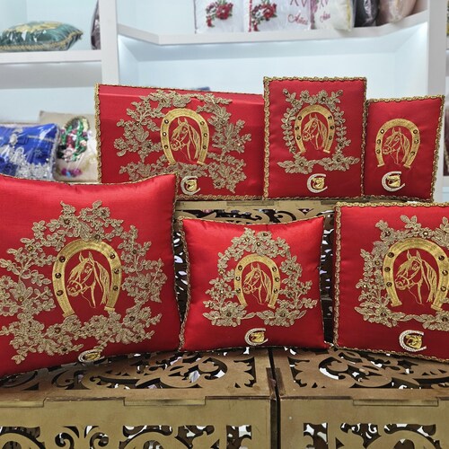 Charro Quinceanera Accessories Set: Custom Made Pillows, Guest Book & More