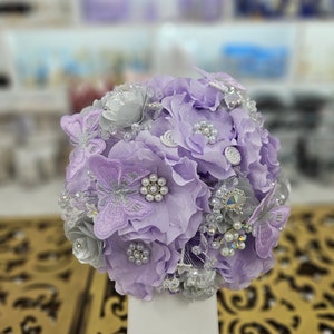 Diy Butterfly Bouquets Handmade Butterfly Flower Material Package Bouquet  With Light String Wedding Decor Gift For