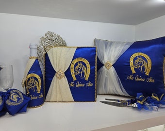 Charro Theme Quinceanera Accessories Set: Custom Made Pillows & Decor