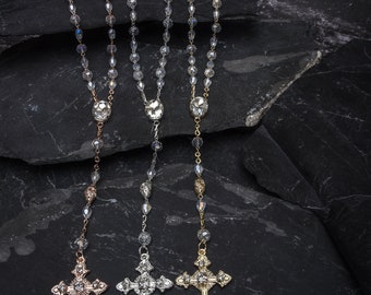 Rosarios para quinceanera de acero inoxidable Quincenaera Rosary catholic rosary rosario catolico