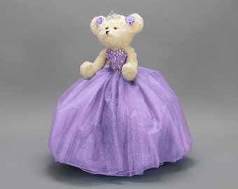 Quinceanera Bear, Sweet Sixteen Bear, Sweet Sixteen Gift, Quince Gift Quince Bear Osito de Quinceanera