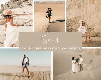 Sand Lightroom Presets | Beach, Desert Photography (Mobile & Desktop)