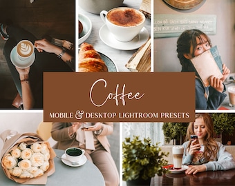 5 COFFEE PRESETS | Warm Coffee Lightroom Presets | Warm Brown Preset |Lifestyle Bloggers Preset | Influencer Preset | Influencer Collection