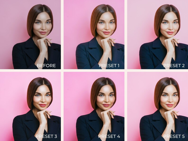 10 HEADSHOT PRESETS Headshot Lightroom Presets Etsy