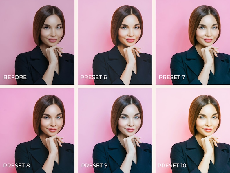 10 HEADSHOT PRESETS Headshot Lightroom Presets Etsy