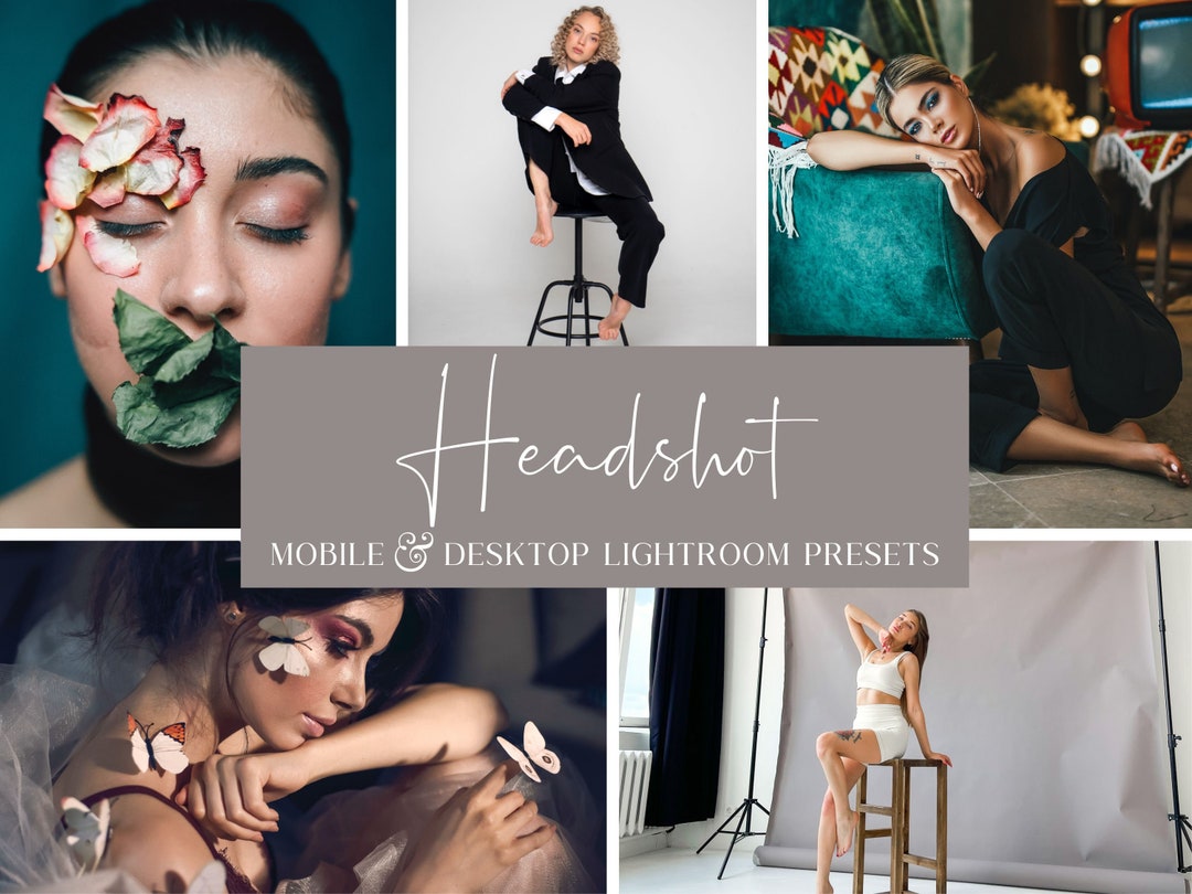 10 HEADSHOT PRESETS Headshot Lightroom Presets Professional Portrait
