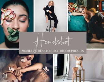 10 HEADSHOT PRESETS | Headshot Lightroom Presets | Professional Portrait Presets | Presets for Portrait Photographers | Pro Collection