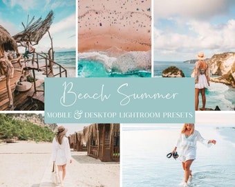 5 STRAND SOMMER PRESETS | Strand Sommer Lightroom Presets | Sommer Presets | Strand Presets | Helle Sommer Presets | Sommerkollektion