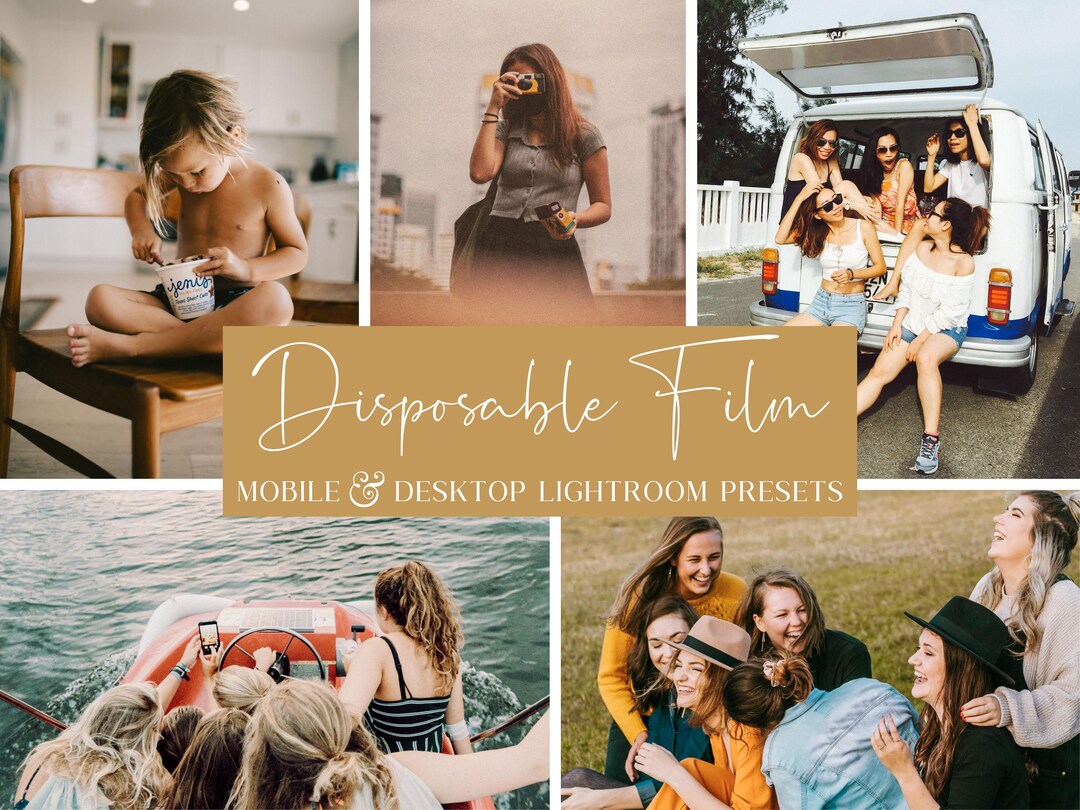 10 DISPOSABLE FILM PRESETS Disposable Film Lightroom Presets Etsy