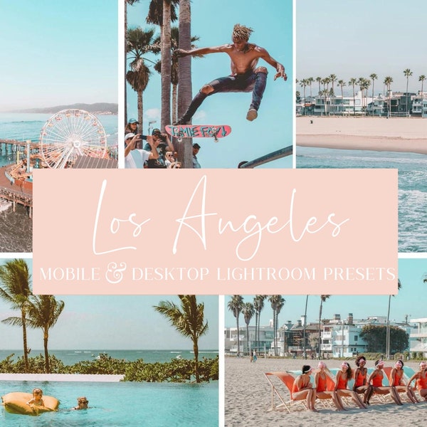 5 LOS ANGELES PRESETS | Los Angeles Lightroom Presets | Summer Presets | Travel Blogger Presets | Travel Presets | Wanderlust Collection