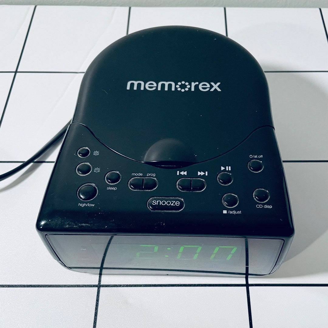 1990s Memorex CD Clock Radio Works Etsy