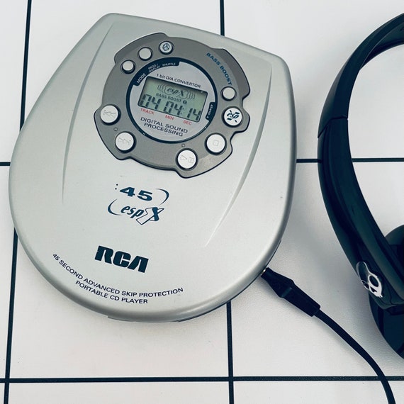 Y2K RCA 45 ESPX Portable CD Player With Bass Boost Etsy