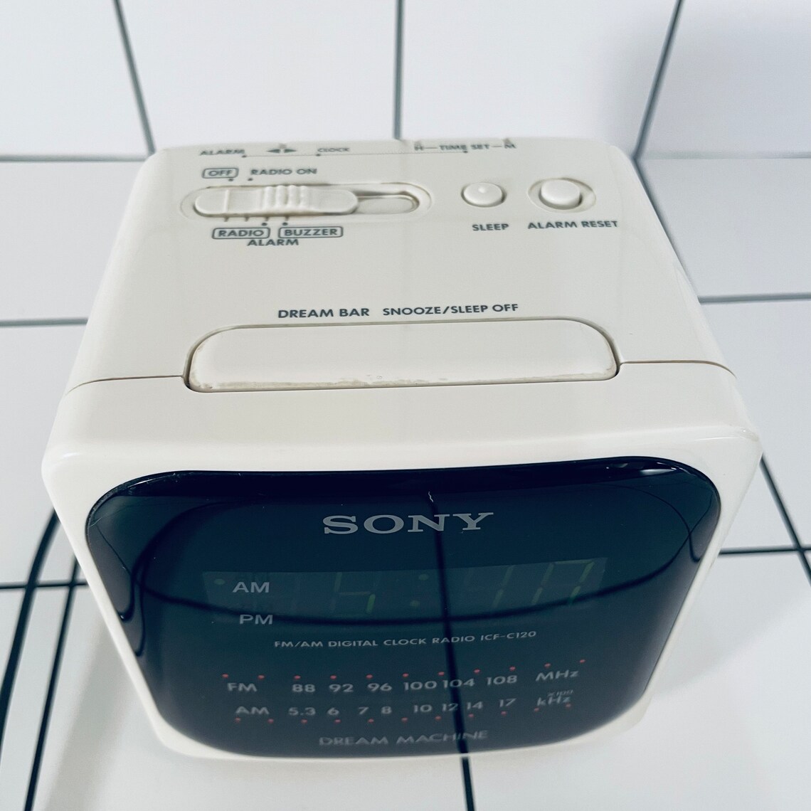Y2K Sony Dream Machine Clock Radio Etsy