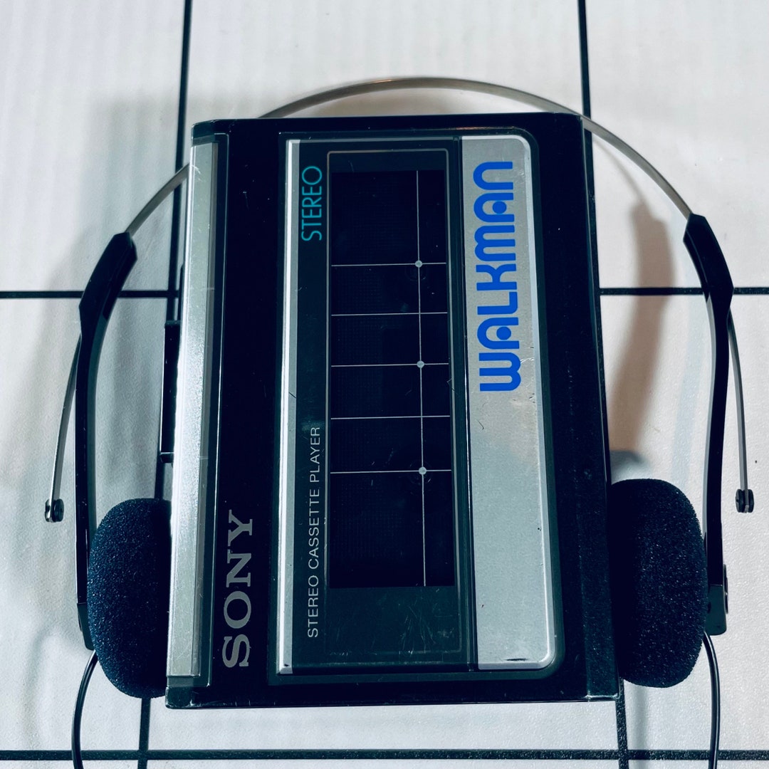 1980s Sony WM41 Walkman Cassette Player With Headphones Etsy