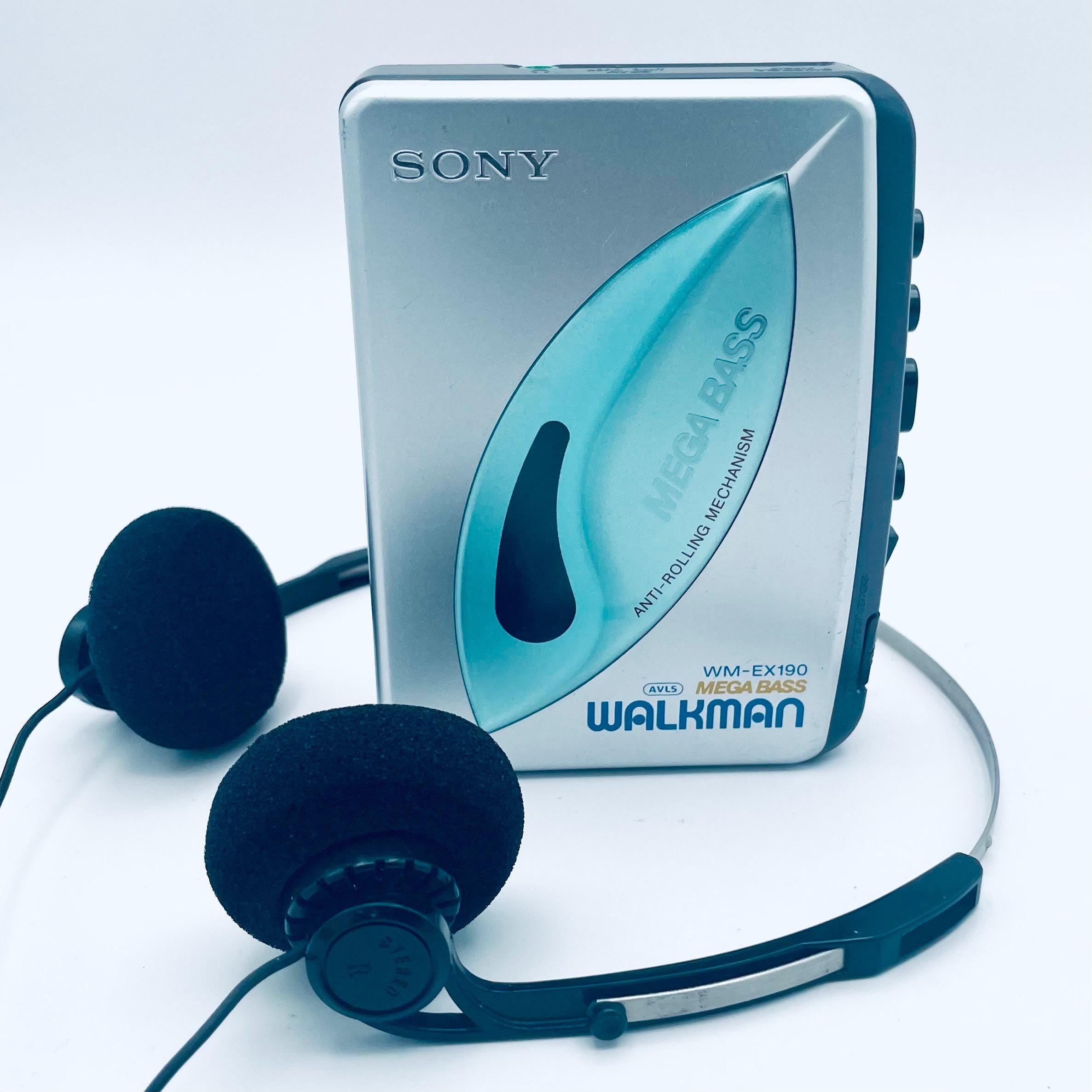 Sony Walkman Cassette Player WM-Ex190 Mega Bass Slim Design Neu geöffnete Verpac
