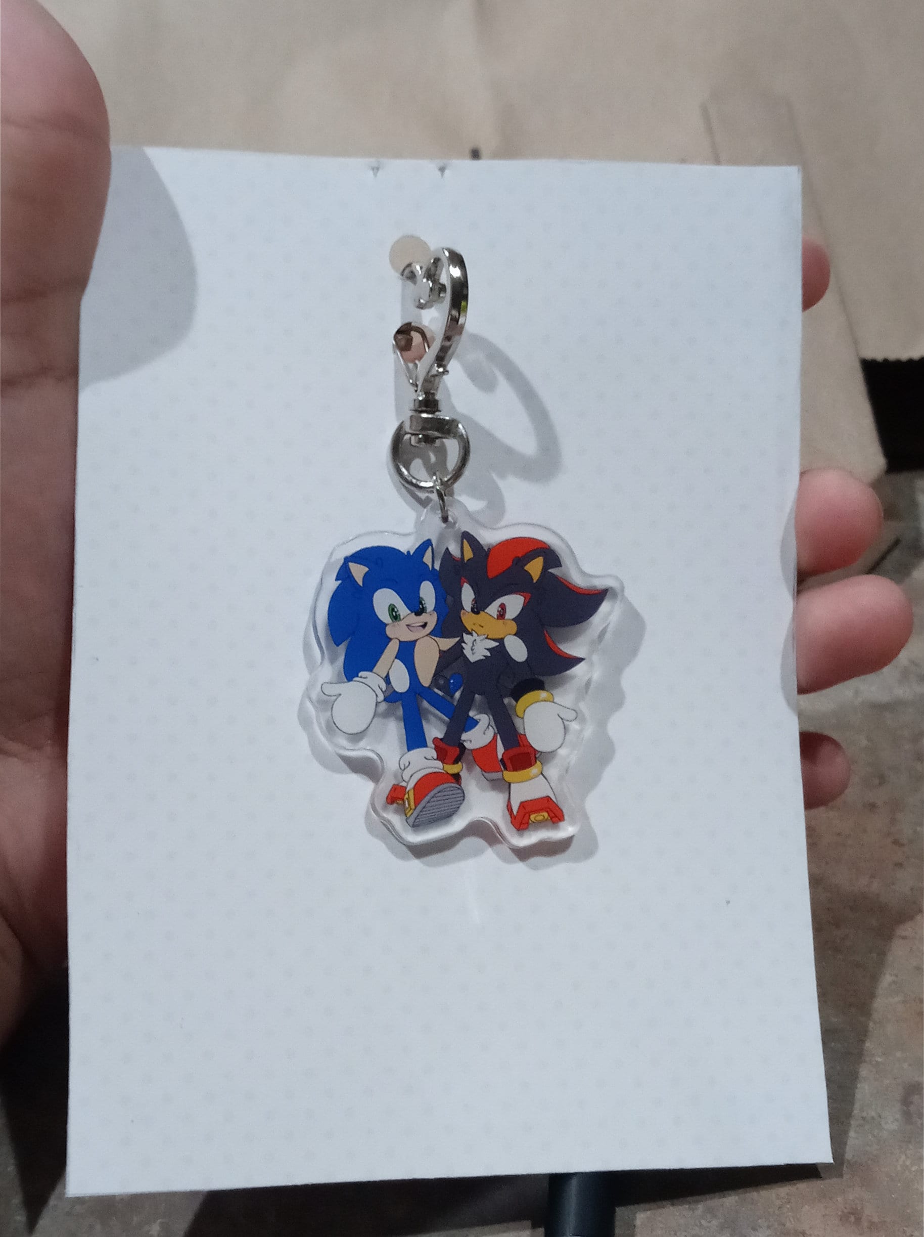 Sonic X Shadow Acrylic Keychains 