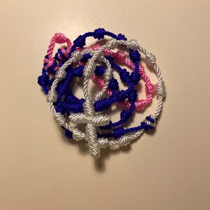Advent Cord Knotted Rosary