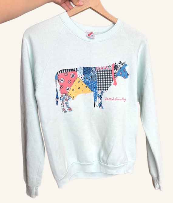 90s Dutch Country Cow Jerzees Sweatshirt - image 1