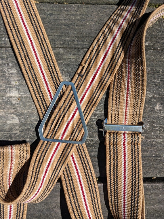Retro Pinstripe Suspenders - image 3
