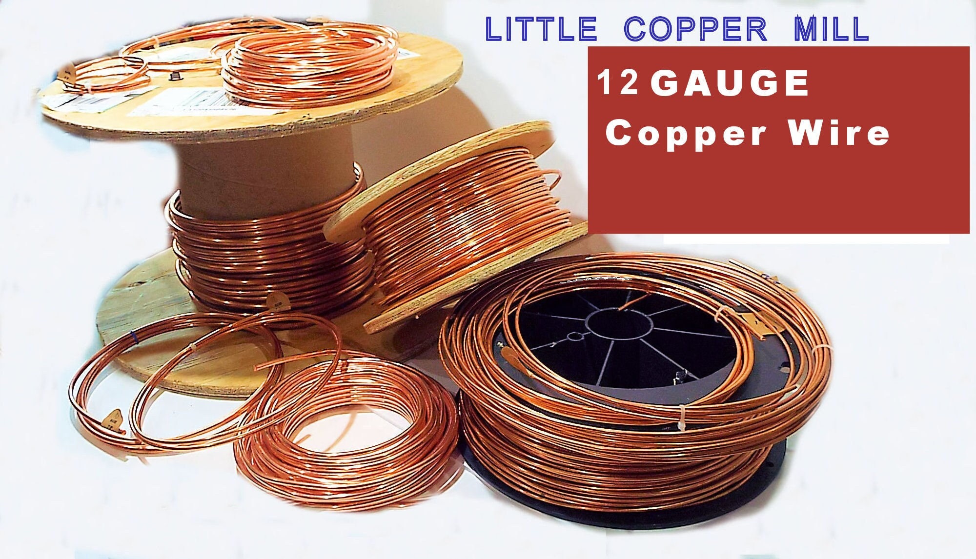 Round Solid Copper Wire 12 Gauge .999 Pure Copper 12 AWG -  Denmark