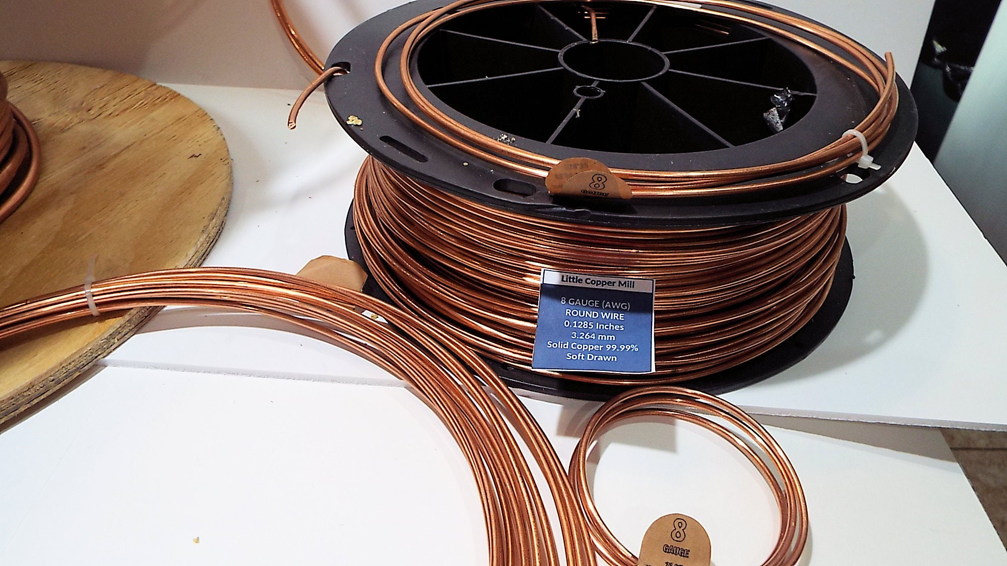 8 AWG SOLID SOFT DRAWN BARE COPPER - Electrical Wire & Cable